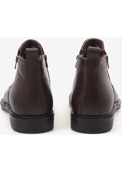 Hakiki Deri Fermuarlı Erkek Bot A14551 fırsatları