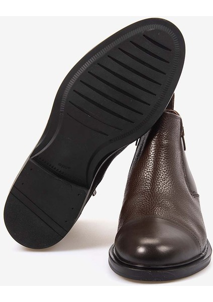 Hakiki Deri Fermuarlı Erkek Bot A14551 indirimleri