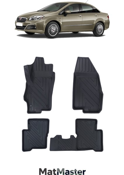 Fiat Linea 2016 Model 5d Ekstra Havuzlu Paspas