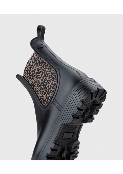 W10331 Trak Basıc Leo Siyah Kadın Yağmur Botu modelleri