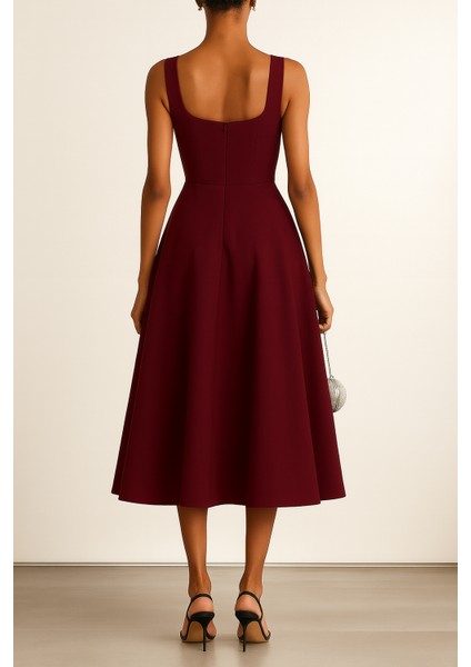 Kolsuz Astarlı Uzun Elbise fiyatları