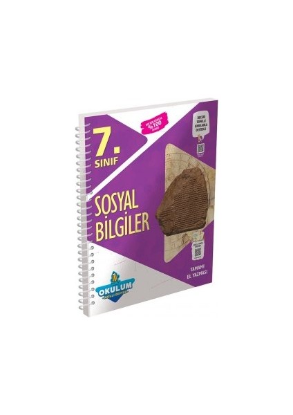 Murat Yayınları 7. Sınıf Sosyal Bilgiler Okulum Akıllı Defter modelleri