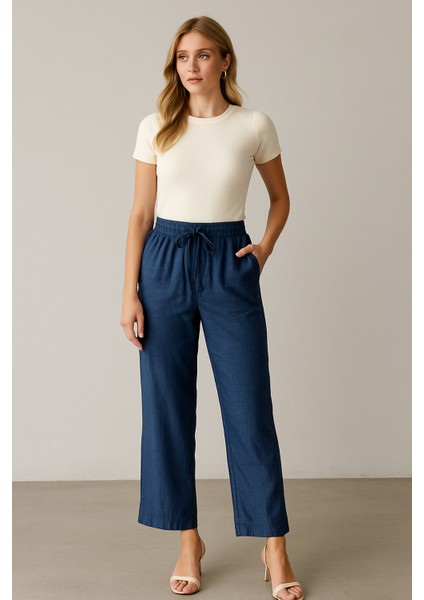 Lacivert Sofia Kadın Pantolon