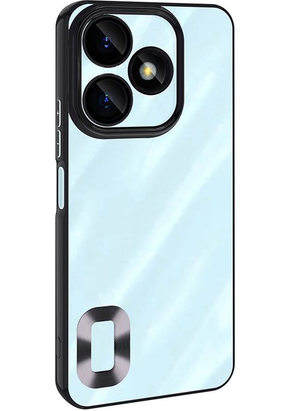 Xiaomi Redmi 13 4g Uyumlu Kılıf Logo Gösteren Kamera Korumalı Silikon Siyah