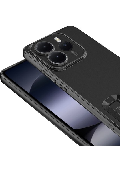 Xiaomi Redmi Note 14 5g Uyumlu Kılıf Logo Gösteren Kamera Korumalı Silikon Siyah fiyatları
