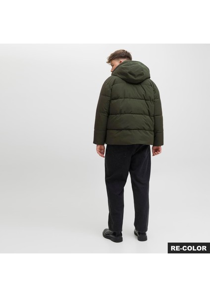 Büyük Beden Kapüsonlu Puffer Ceket - Global modelleri