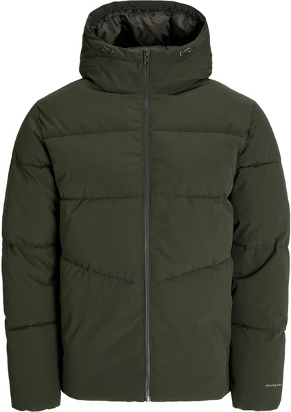 Büyük Beden Kapüsonlu Puffer Ceket - Global indirimleri