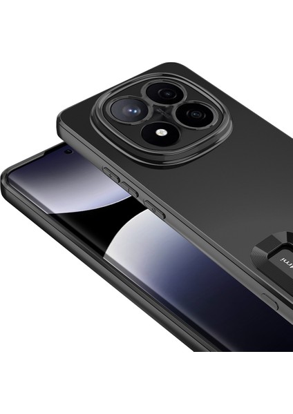 Xiaomi Redmi Note 14 Pro 4g Uyumlu Kılıf Logo Gösteren Kamera Korumalı Silikon Siyah fiyatları