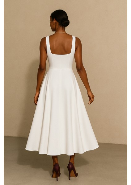 Kolsuz Astarlı Uzun Elbise fiyatları