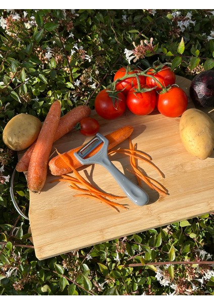 Gümüş/gri Jülyen Soyacak – Paslanmaz Alman Çeliği, Ergonomik Sap, Orijinal (Tekli)