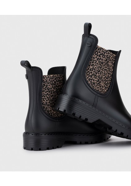 W10331 Trak Basıc Leo Siyah Kadın Yağmur Botu fırsatları
