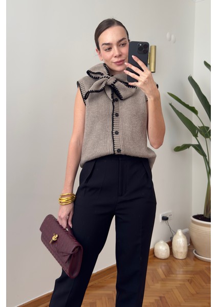 Yakası Fluarlı Premium Triko- Vizon