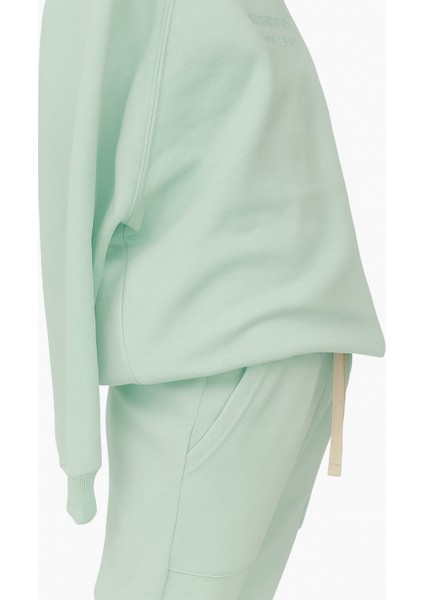 Çocuk Eşofman Takımı - Mint Yeşili, Sweatshirt & Alt, Rahat Günlük Spor Kıyafet, 3-10 Yaş fırsatları