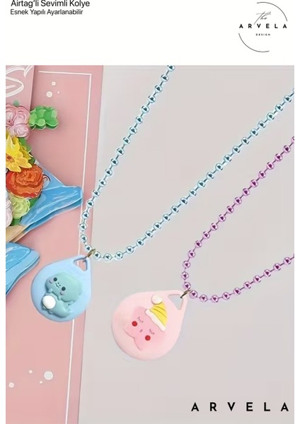 Star Airtag'li Kolye modelleri