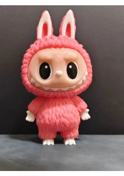 Labubu Figürlü Anahtarlık Açık Pembe 7 cm