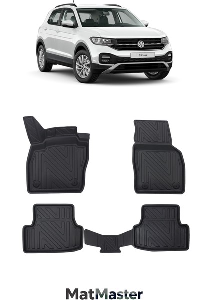 Volkswagen T-Cross 2020 Model 5d Ekstra Havuzlu Paspas