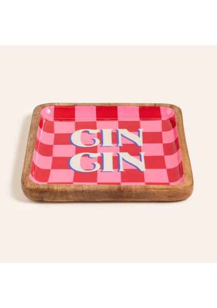 Lakrı Mango Ağacı Tepsi 26X26X3 cm Pembe fiyatları