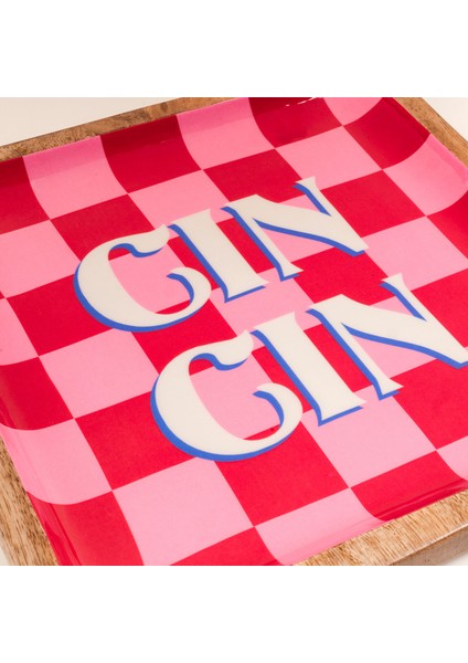 Lakrı Mango Ağacı Tepsi 26X26X3 cm Pembe fırsatları