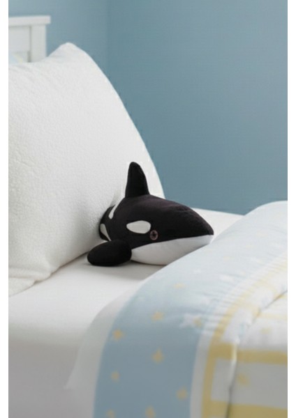 Peluş Balina Oyuncak Hediyelik Yastık Yumuşak Deniz Hayvanı Figürü