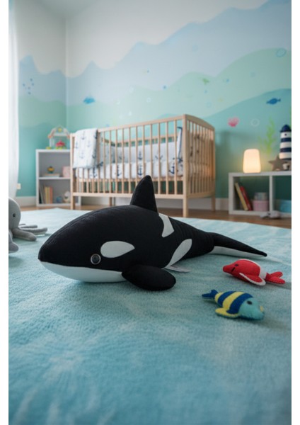 Peluş Balina Oyuncak Hediyelik Yastık Yumuşak Deniz Hayvanı Figürü modelleri
