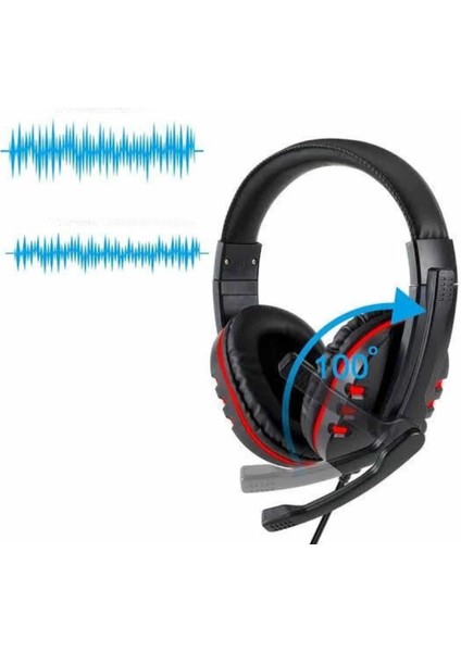 Zengezur Oyuncu Kulaklığı Kulak Üstü Kablolu Gaming Kulaklık Mikrofonlu Anc Özelliği fiyatları