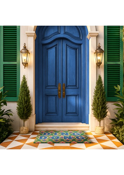 Kerala Coır Kapı Önü Paspası 45X75 cm Renkli fiyatları