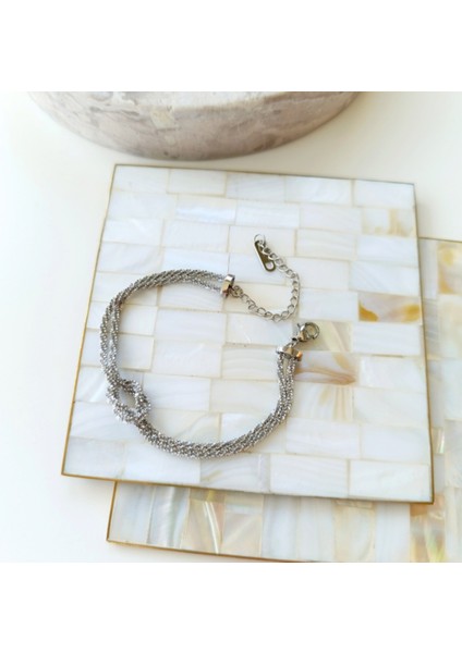 Arriver Grey Çelik Bileklik