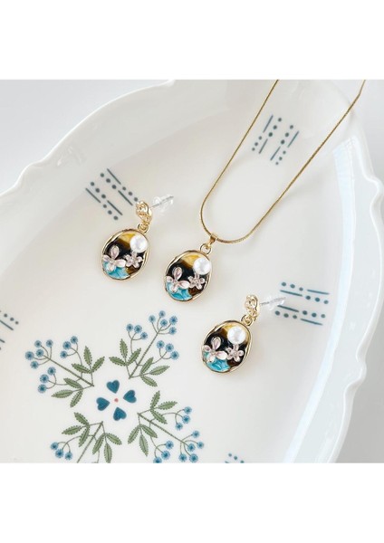 La Rambla Çelik Kolye Küpe