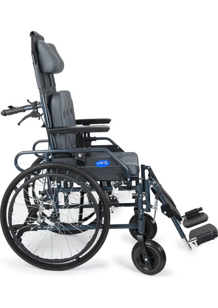 Tekerlekli Sandalye | Yatarlı Sırt, Baş-Boyun Destekli, Baldır Destekli Ayaklıklar, Alüminyum Gövde KY954LGC-46 Lux fırsatları