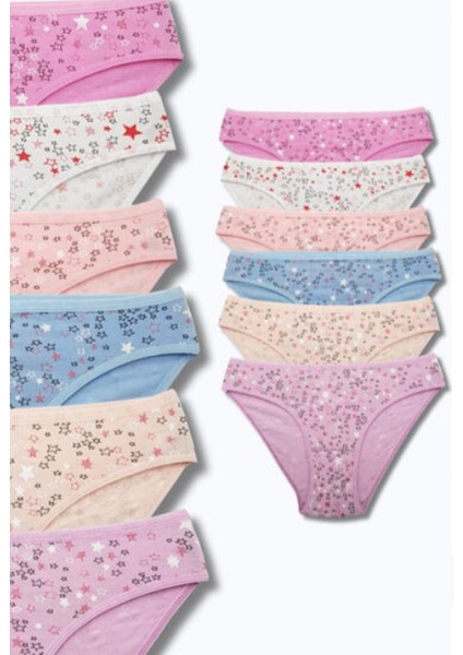 Stella Bikini - Külot - 6 Adet -Çok Renkli