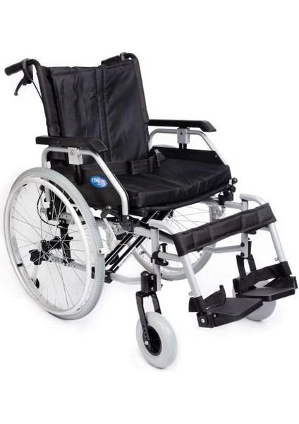 Tekerlekli Sandalye | Geniş Oturumlu, Hafif Alüminyum Gövde, Quick Release Tekerlekli Dm-Strong 50 cm