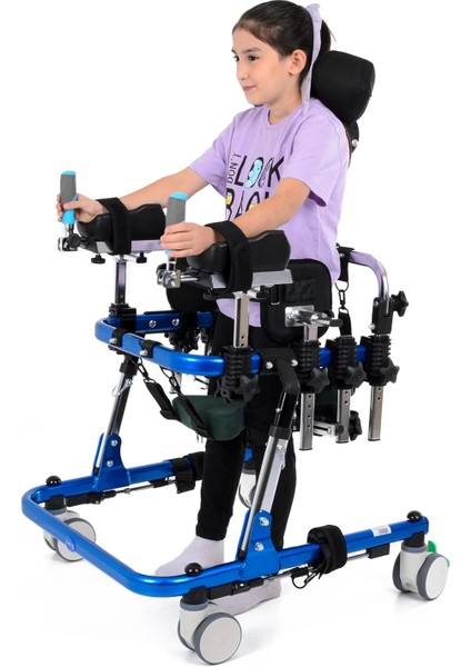 Pediatrik Walker Yürüteç | Çift Yönlü Kullanım, Ayarlanabilir Aksesuar ve Yükseklik DY049146L(2) fiyatları