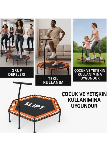 135 cm ''(54 Inç) Tutunmalı Step Trambolin modelleri