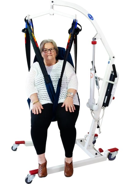 Hasta Transfer Lifti | 180 kg Taşıma Kapasiteli, Bataryalı, Manuel Emniyet Mekanizmalı DM-180 Hercules