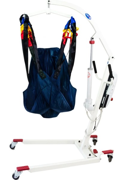 Hasta Transfer Lifti | 180 kg Taşıma Kapasiteli, Bataryalı, Manuel Emniyet Mekanizmalı DM-180 Hercules