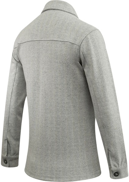 Erkek Kışlık Kumaş Hırka Noktalı Desenli Klasik Kalıp - 5233G fırsatları