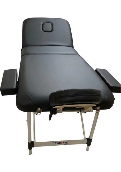 Masaj Masası Siyah | Alüminyum Ayaklı, Ayarlanabilir Yükseklik, Taşıma Çantalı GA-305 fiyatları