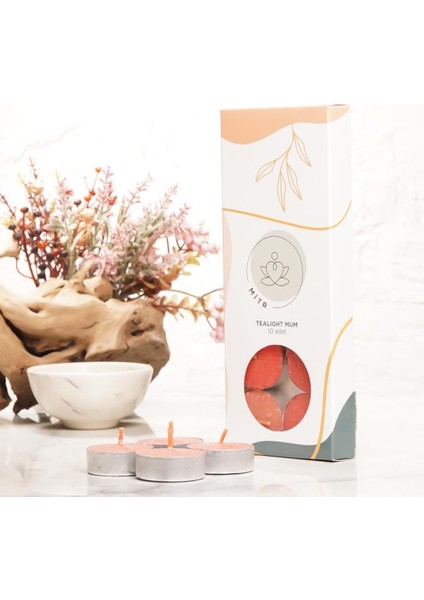 Kırmızı Tealight Mum