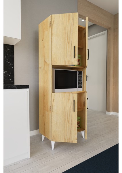 Hobbie Mikrodalga Mutfak Dolabı Atlantik Çam fırsatları
