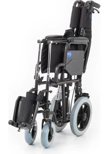 Transfer Tekerlekli Sandalye | Refakatçi Frenli, Patlamaz Tekerlekli DM-327 Mini 50CM