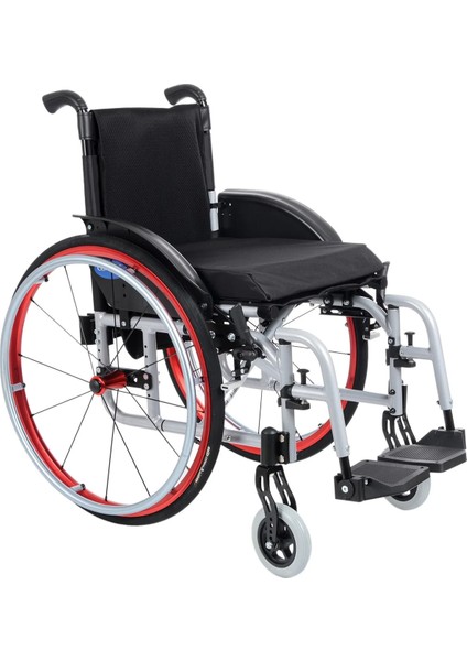 Aktif Tekerlekli Sandalye | Hafif Alüminyum Şase, Quick Release Tekerlek, 40 cm Oturum Genişliği, 15 Kg, DM-315 modelleri