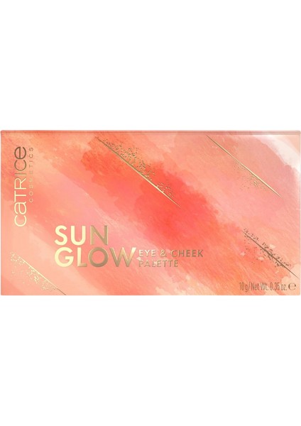 Catrıce Sun Glow Göz ve Yanak Paleti, 6 Renk, Allık, Aydınlatıcı, Mat, Işıltılı modelleri