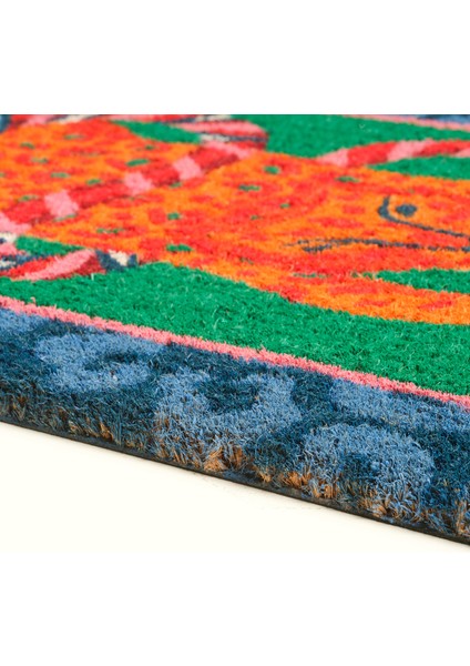 Kerala Coır Kapı Önü Paspası 45X75 cm Yeşil modelleri