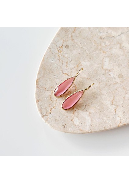 Goccia Doğal Taş Küpe