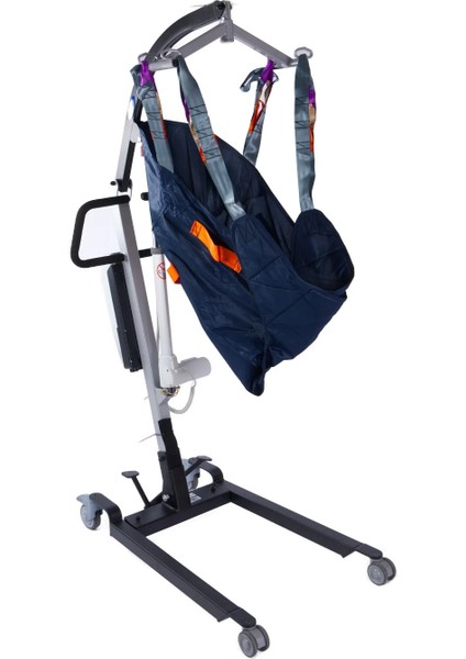 Hasta Transfer Lifti | 150 kg Taşıma Kapasiteli, Kompakt Tasarım, 8000N Motorlu, Manuel Acil Indirmeli DM-190 Compact