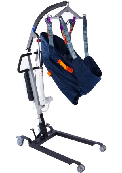 Hasta Transfer Lifti | 150 kg Taşıma Kapasiteli, Kompakt Tasarım, 8000N Motorlu, Manuel Acil Indirmeli DM-190 Compact