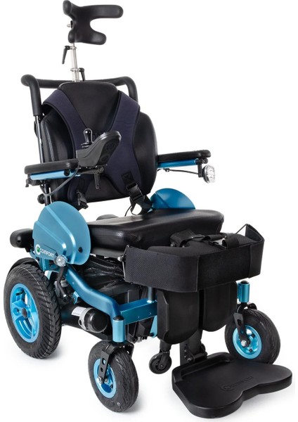 Ayağa Kaldıran Akülü Tekerlekli Sandalye | 2X450W Motor, Havalı Tekerlekli, Emniyet Kemerli, Joystick Kontrollü LY-ESB240 Angel