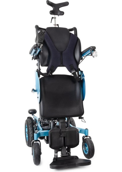Ayağa Kaldıran Akülü Tekerlekli Sandalye | 2X450W Motor, Havalı Tekerlekli, Emniyet Kemerli, Joystick Kontrollü LY-ESB240 Angel fiyatları