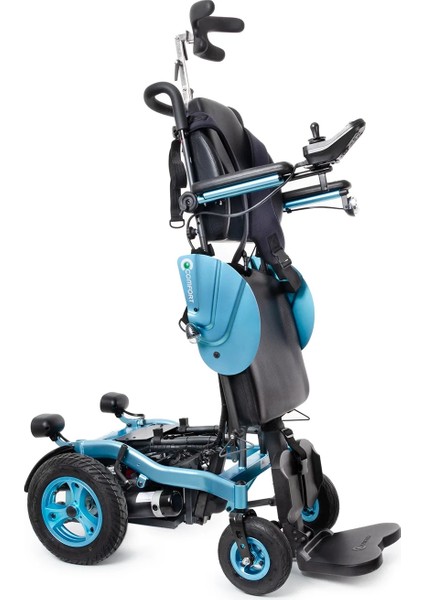 Ayağa Kaldıran Akülü Tekerlekli Sandalye | 2X450W Motor, Havalı Tekerlekli, Emniyet Kemerli, Joystick Kontrollü LY-ESB240 Angel modelleri