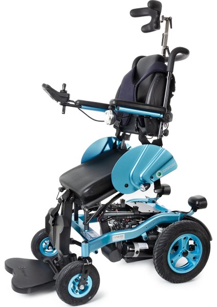 Ayağa Kaldıran Akülü Tekerlekli Sandalye | 2X450W Motor, Havalı Tekerlekli, Emniyet Kemerli, Joystick Kontrollü LY-ESB240 Angel indirimleri